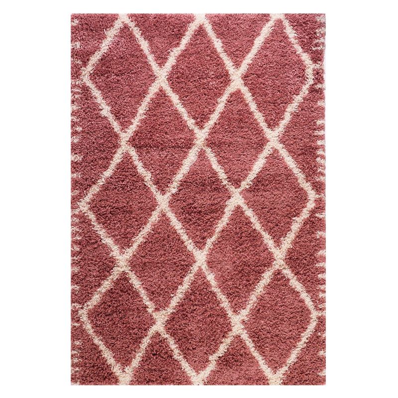 DIB - Alfombra Shaggy Design 180X275 Cm Pink Dib