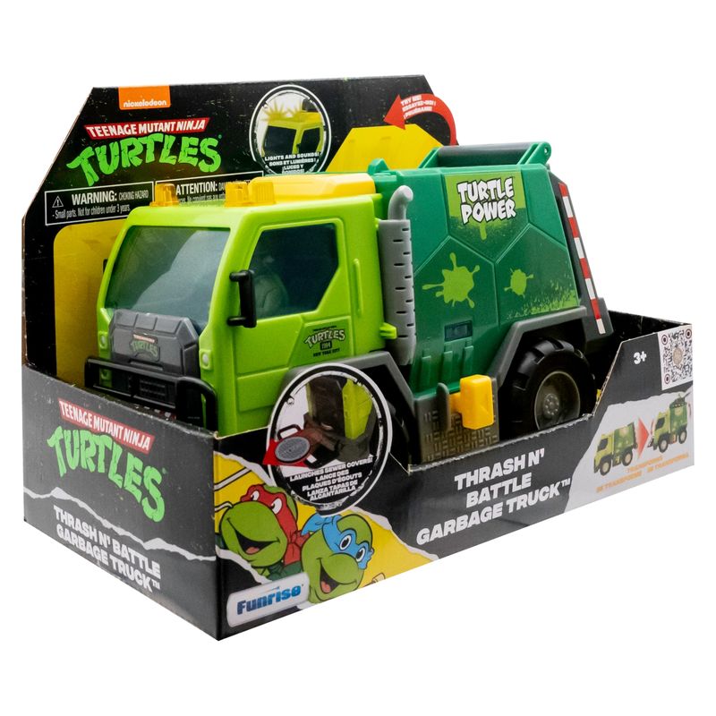 TORTUGAS NINJA - Tn Thrash N Battle Garbage Truck Tortugas Ninja
