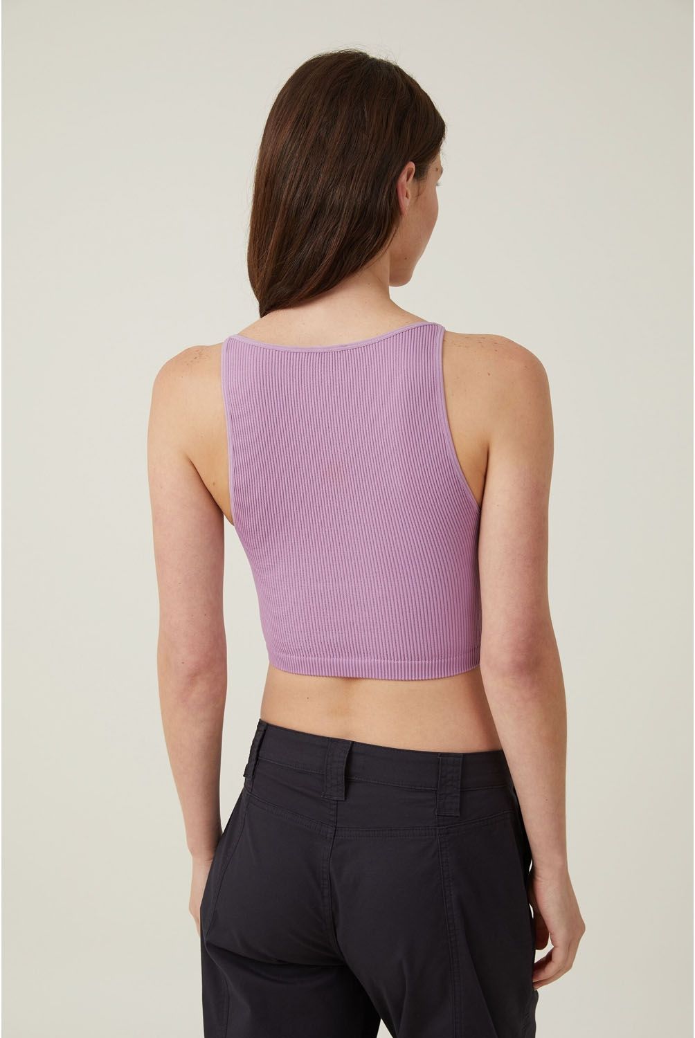 COTTON ON - Crop Top Cuello Alto Mujer Cotton On