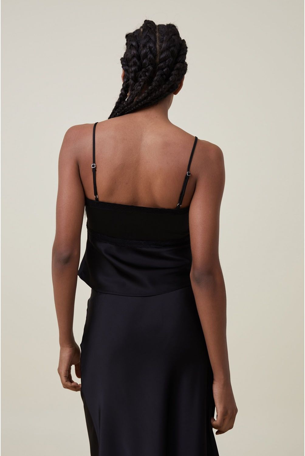 COTTON ON - Crop Top Satin Mujer Cotton On