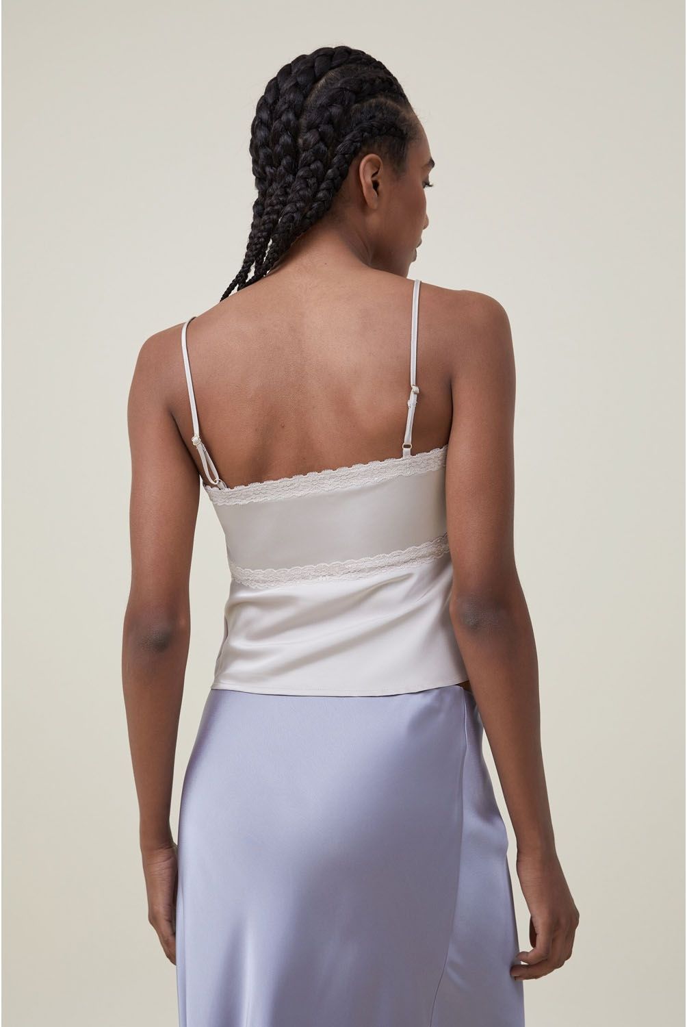 COTTON ON - Crop Top Satin Mujer Cotton On