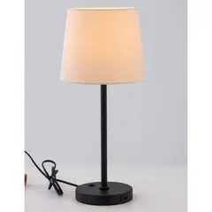 DISEÑO 3 - Lámpara Mesa Sm Usb Negra