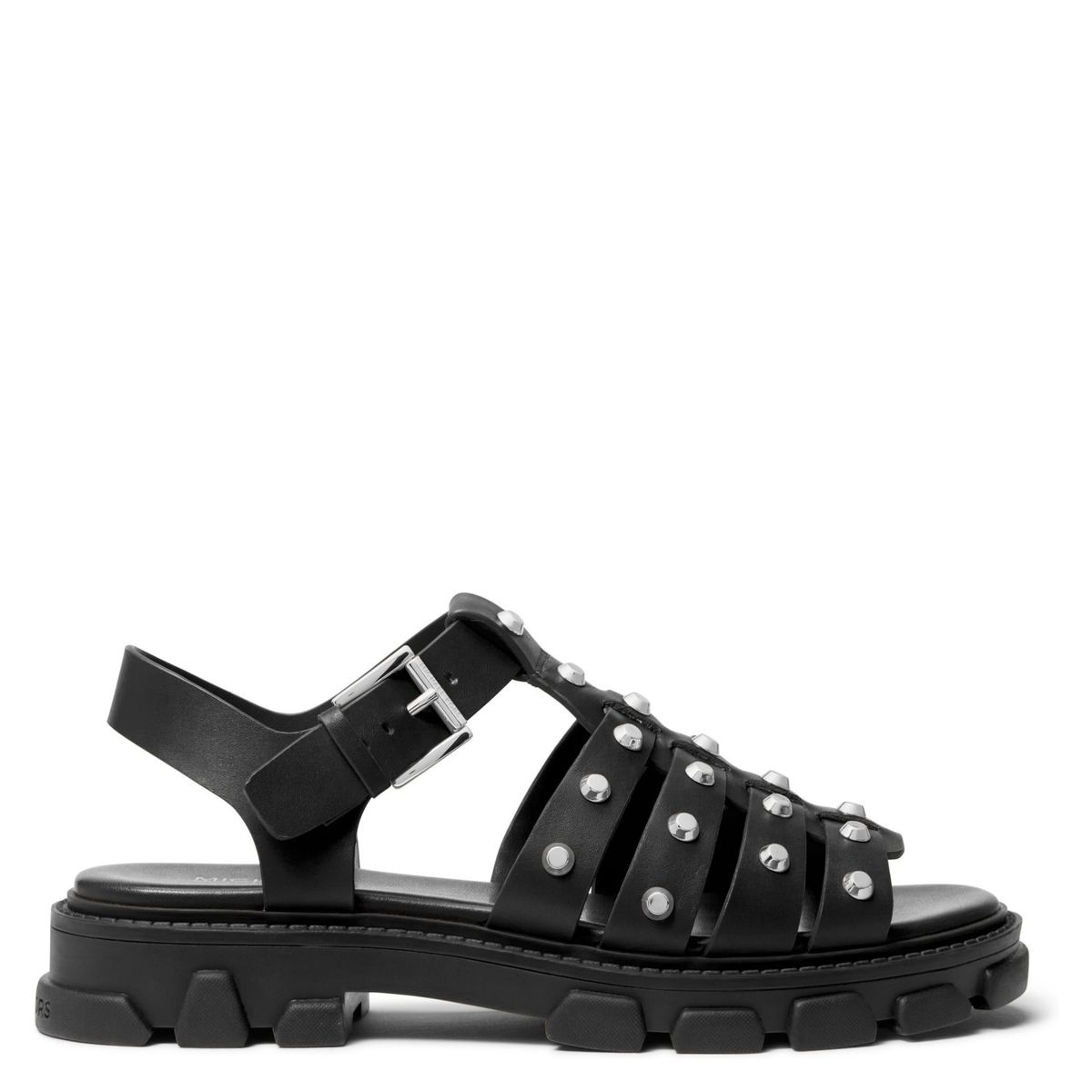 MICHAEL KORS - Sandalia Mujer Cuero Negro Michael Kors