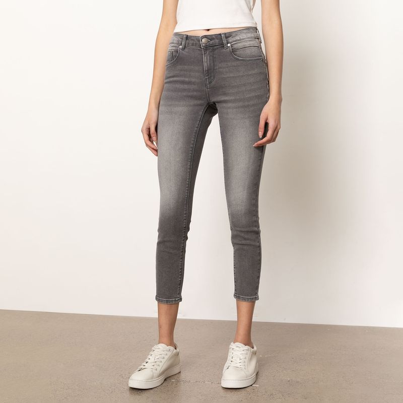 ONLY - Jeans Skinny Tiro Alto Mujer Only