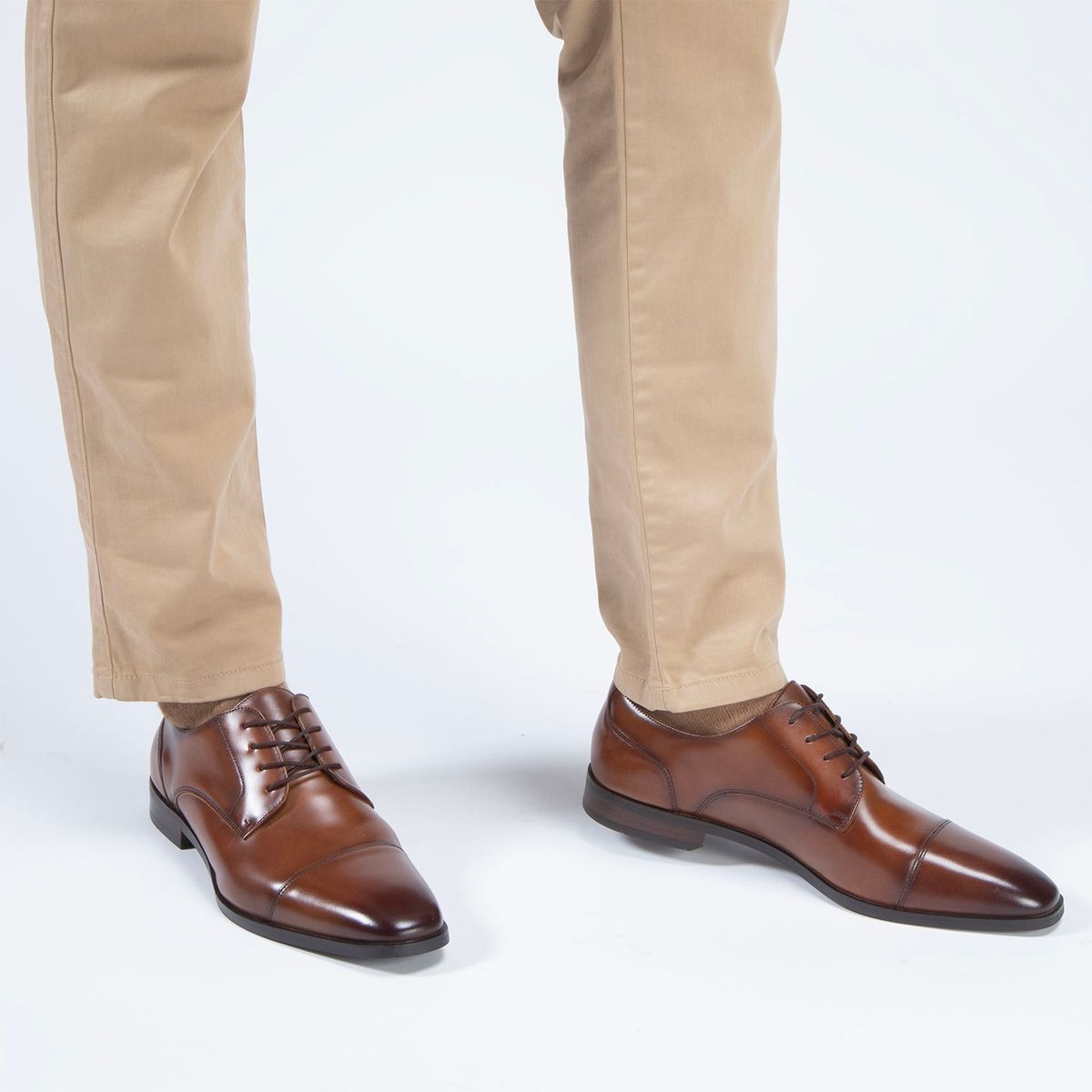 ALDO - Zapato Formal Hombre Cuero Café Aldo