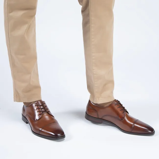 ALDO - Zapato Formal Hombre Cuero Café Aldo