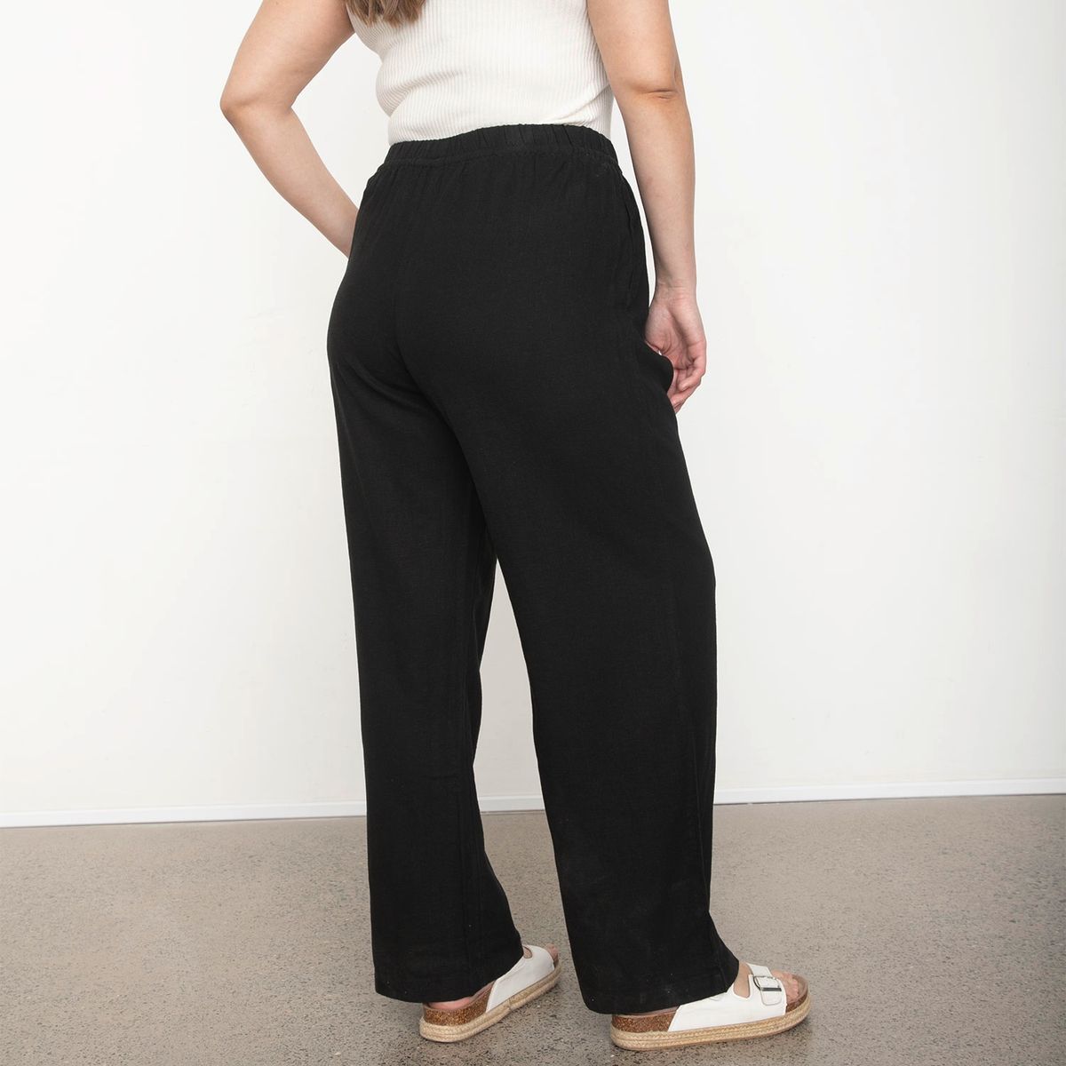 ONLY - Pantalón Lino Mujer Only