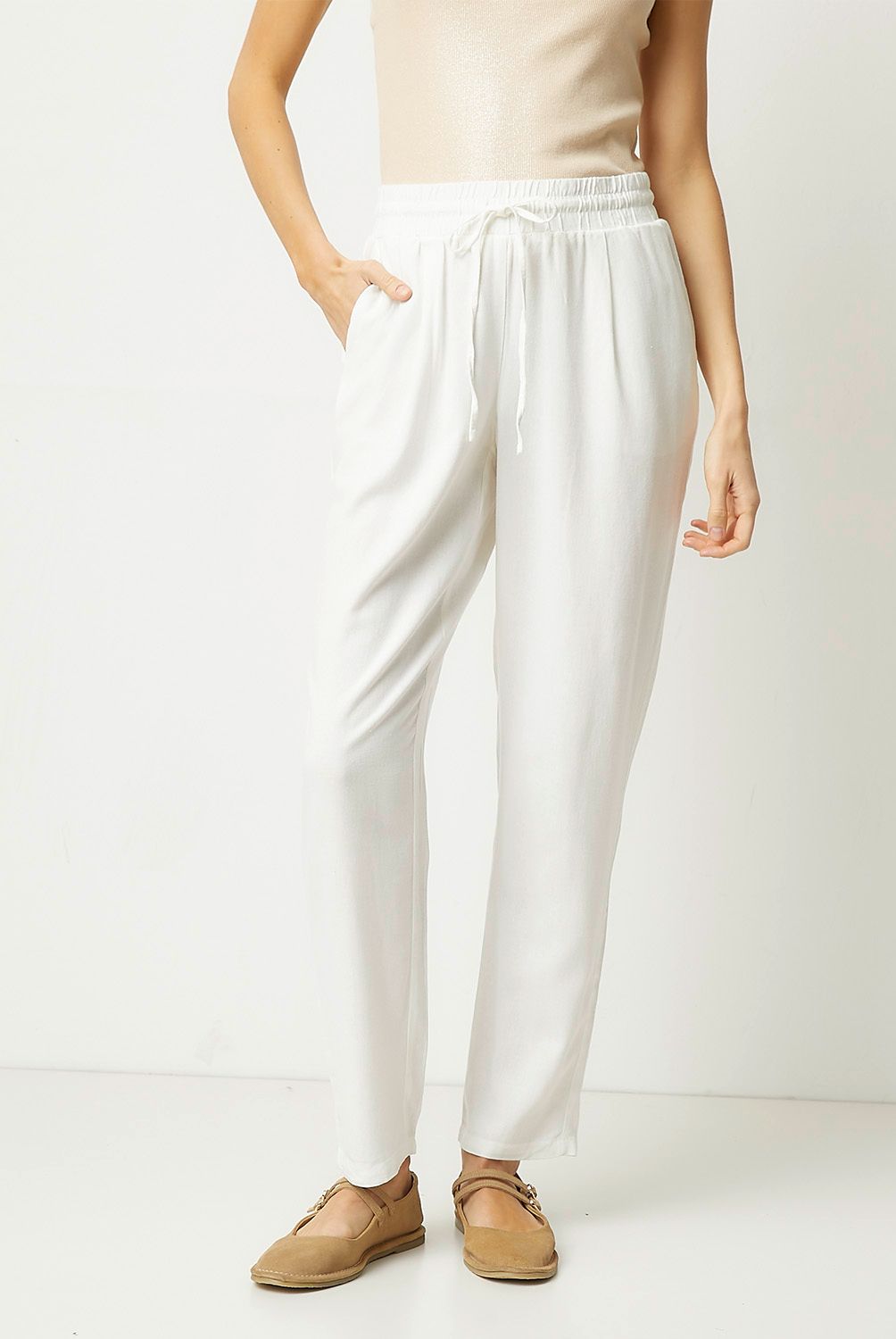 VERO MODA - Pantalón Cintura Media Mujer Vero Moda