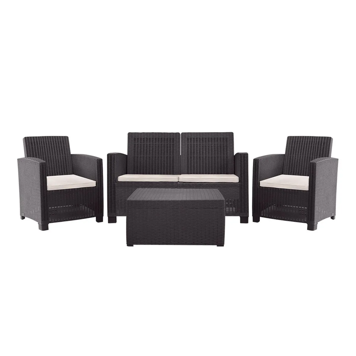 EL BARCO - Juego De Terraza Alamo 4 Personas El Barco