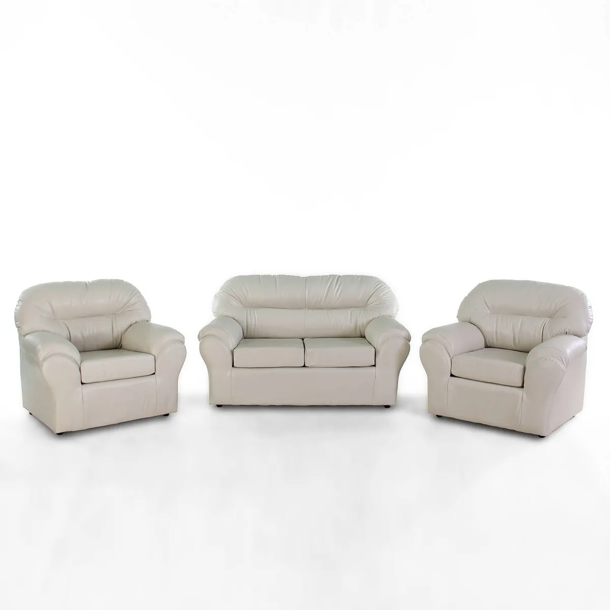 JDO & DESIGN - Juego De Living Mathew 2-1-1 Pu Jdo & Design