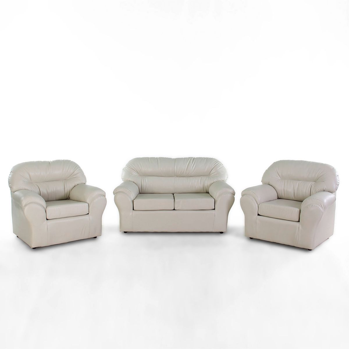 JDO & DESIGN - Juego De Living Mathew 2-1-1 Pu Jdo & Design