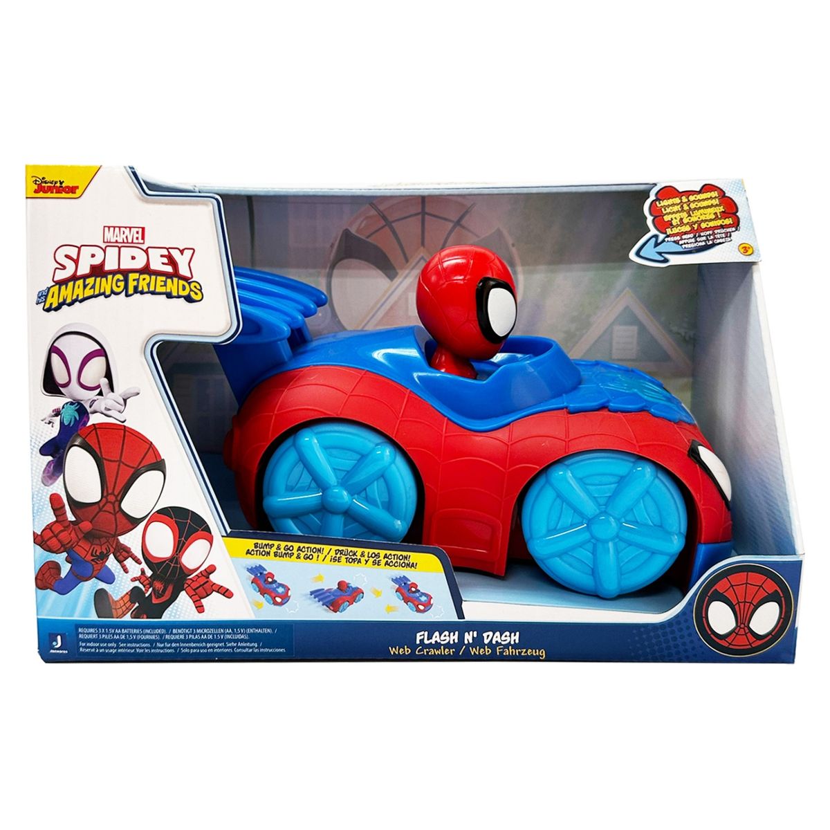 DC SHOES - Spidey Vehículo Luz Y Sonido Dc Comics