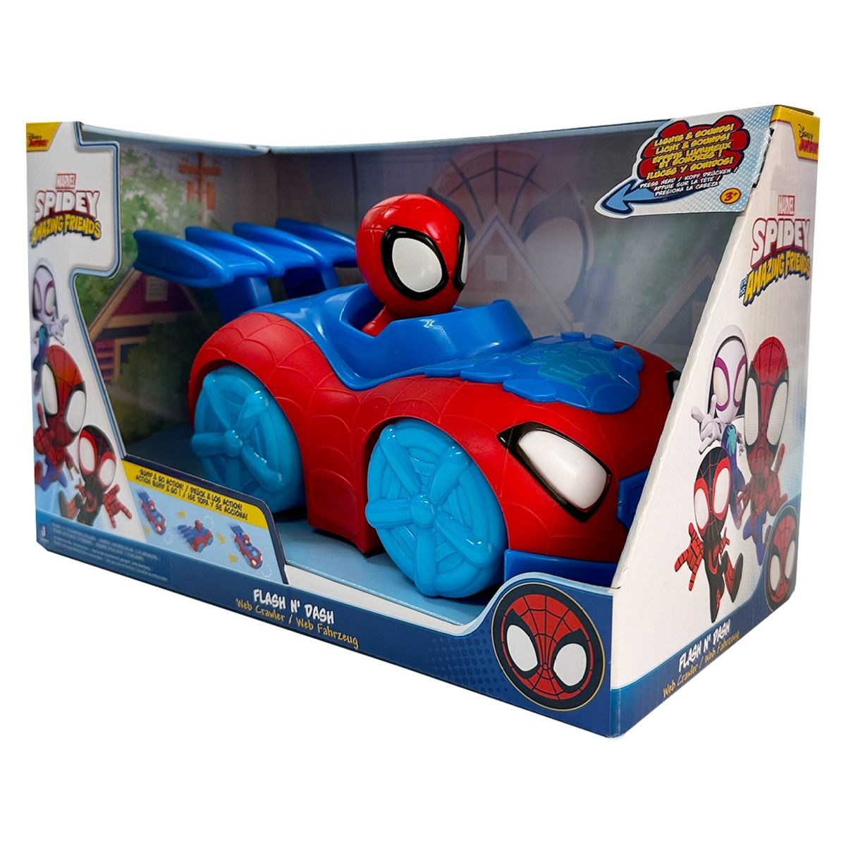 DC SHOES - Spidey Vehículo Luz Y Sonido Dc Comics