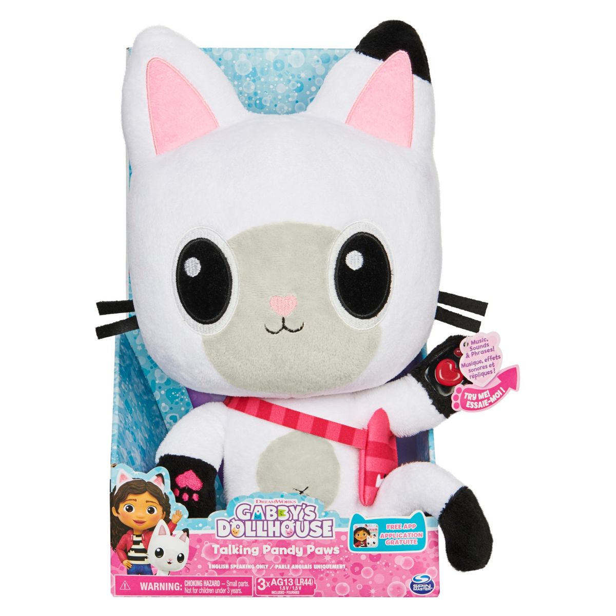 LA CASA DE GABBY - Gabbys Dollhouse Pandy Paws Peluche Con Sonido La Casa De Gabby