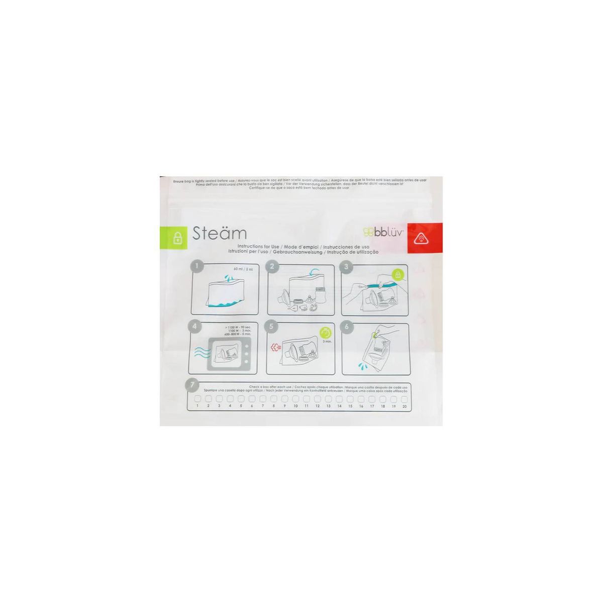 BBLUV - Bolsas Esterilizadoras Steam Bbluv