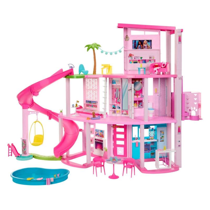 BARBIE - Nueva Casa De Los Sueños Accesorios Con Ascensor Y Piscinas Barbie