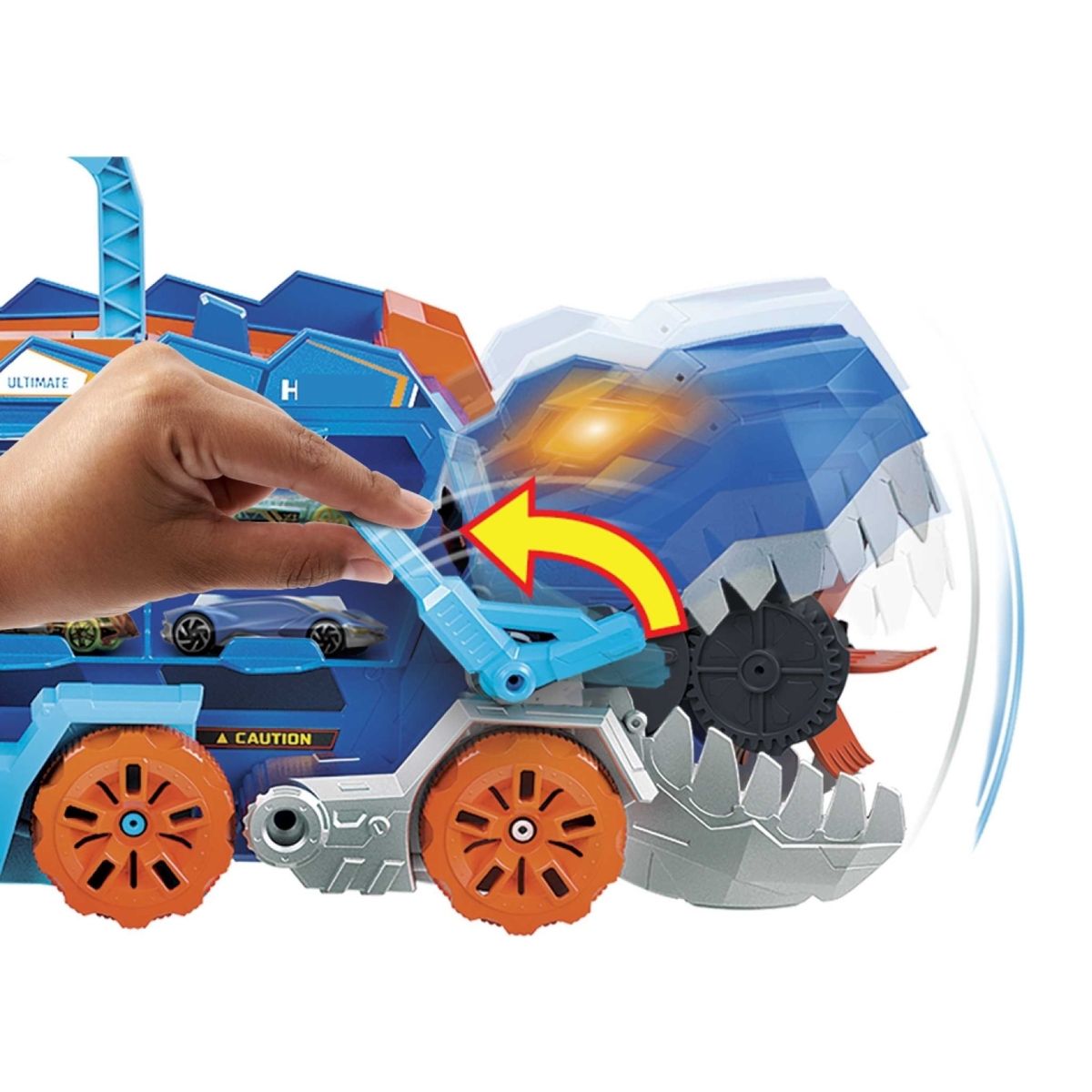 HOT WHEELS - City Súper Remolque de T-Rex Hot Wheels