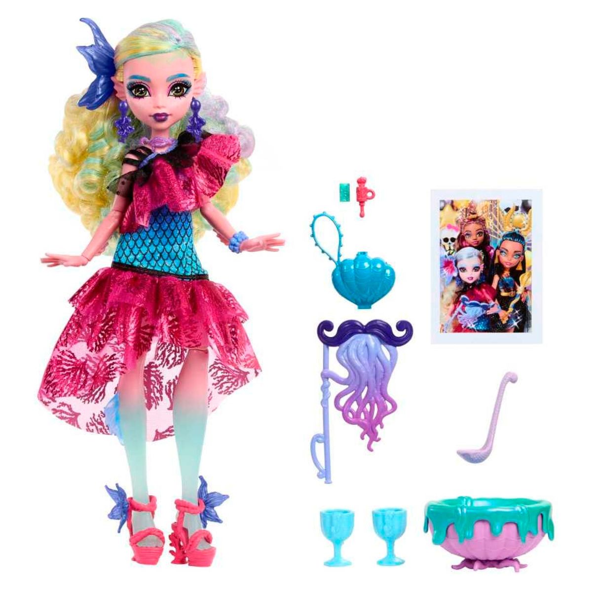 MONSTER HIGH - Muñeca Lagoona Blue Baile Monstruoso Monster High