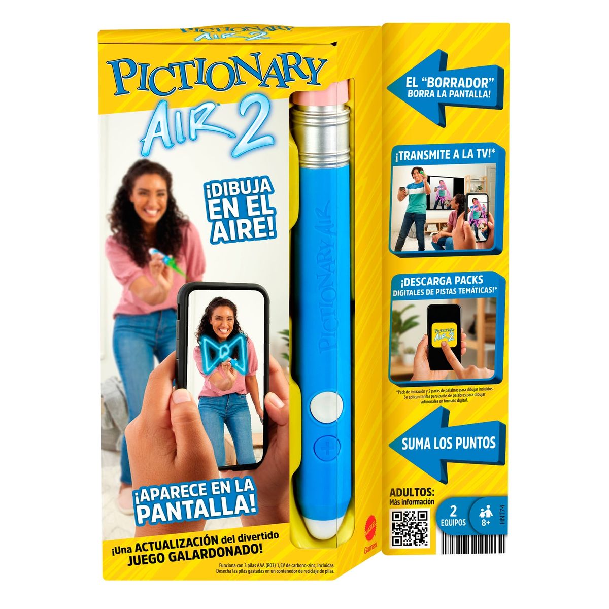 MATTEL - Juego de Mesa Pictionary Air 2