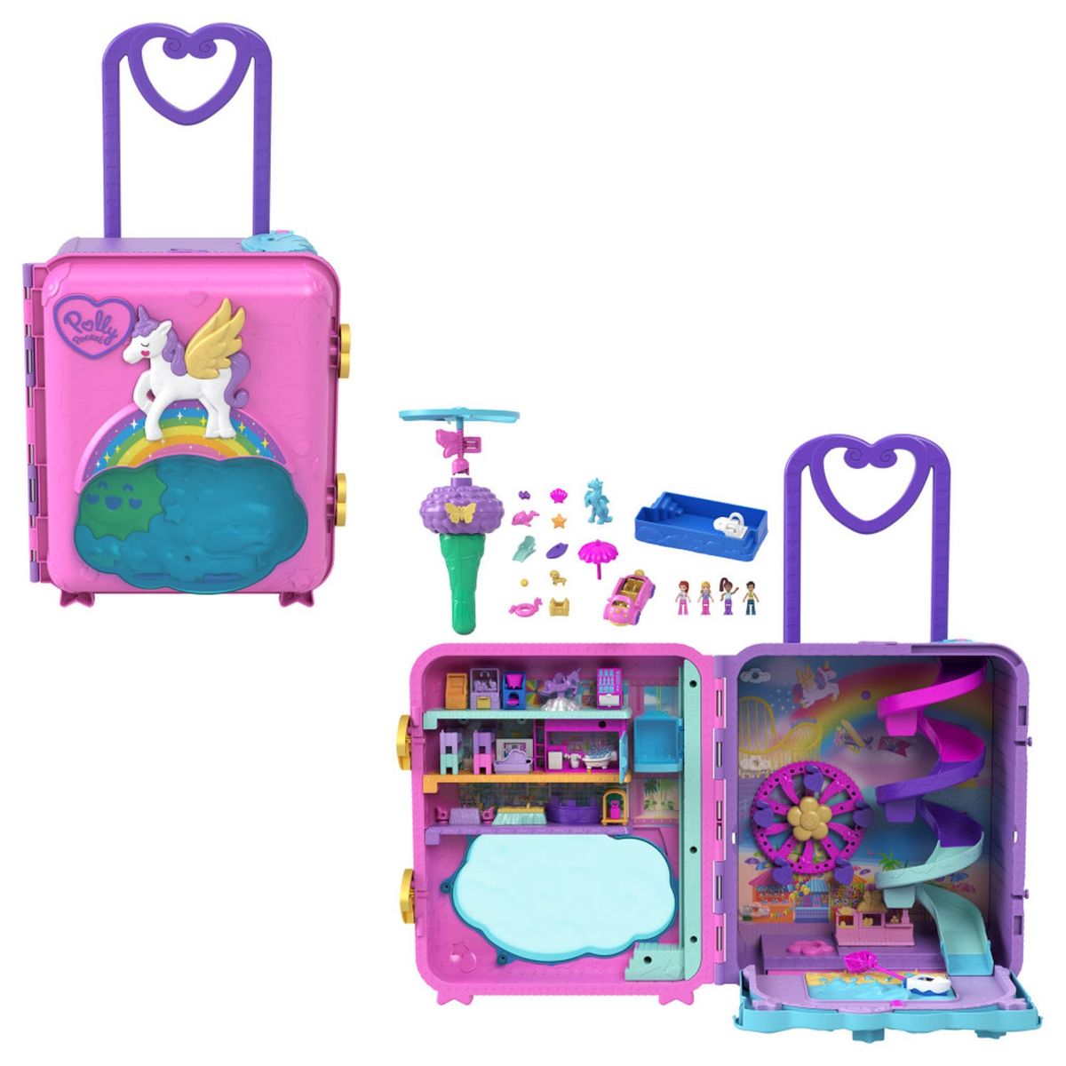 POLLY POCKET - Maletín con Ruedas Polly Pocket Pollyville Resort