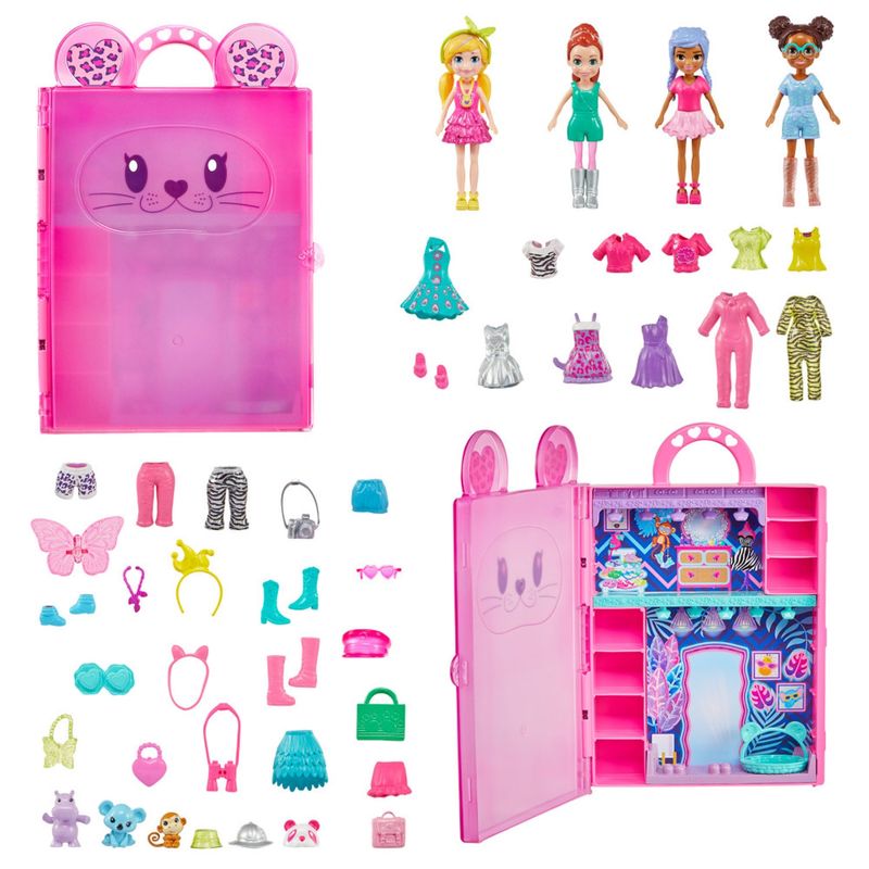 POLLY POCKET - Súper Closet De Animalitos Polly Pocket