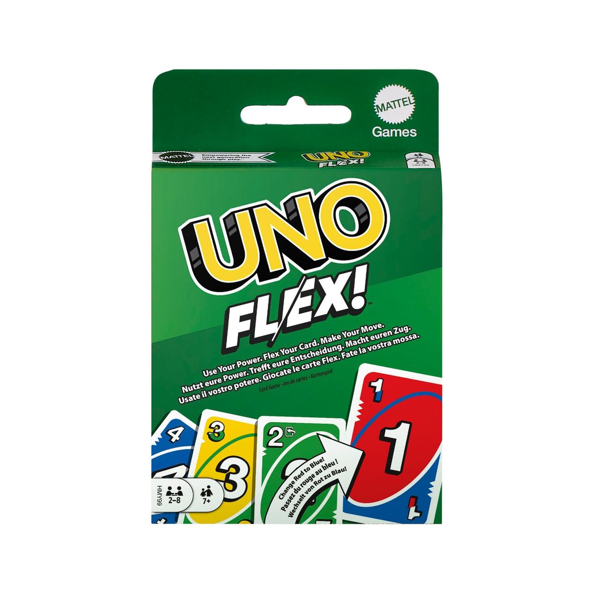 MATTEL - Juego de Mesa Uno Juego De Cartas Flex