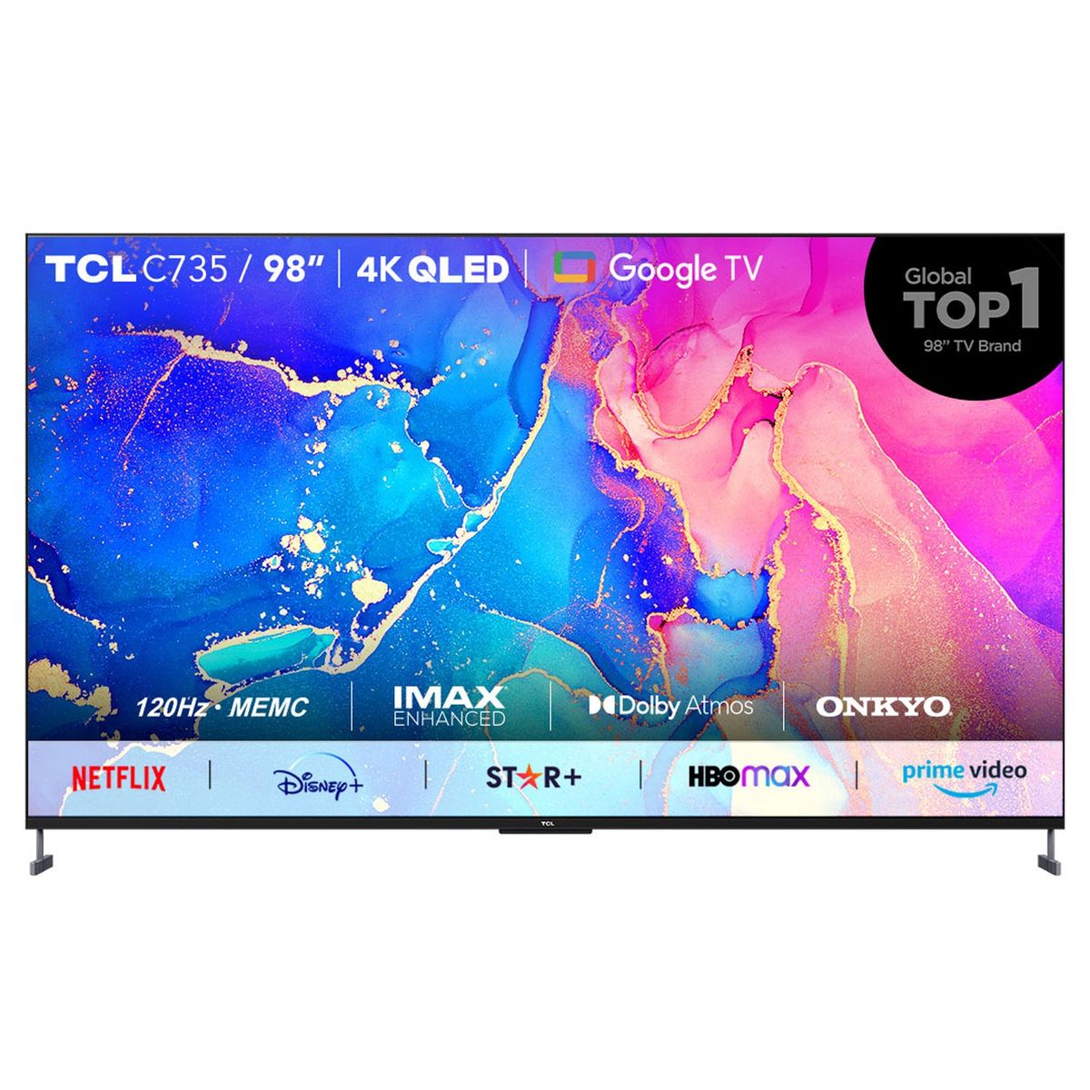 TCL - QLED Smart TV 98" TCL-98C735 4K Ultra HD Android TCL