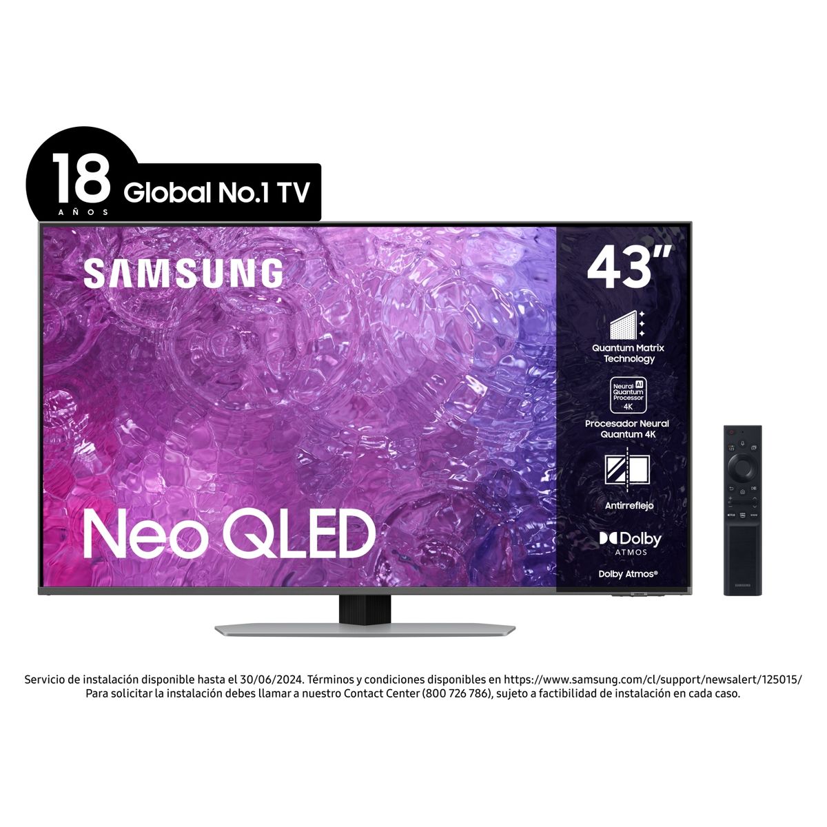 SAMSUNG - Smart TV Neo QLED 4K 43" QN90C 2023 Samsung