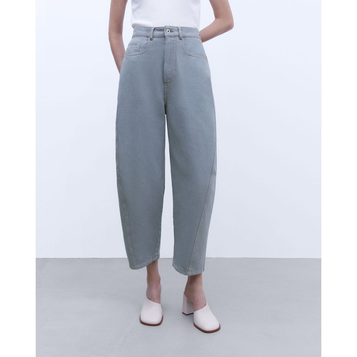 ADOLFO DOMINGUEZ - Pantalón High Rise Mujer Adolfo Dominguez