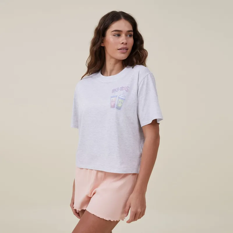 COTTON ON - Polera de Pijama Bed Tee Mujer Cotton On