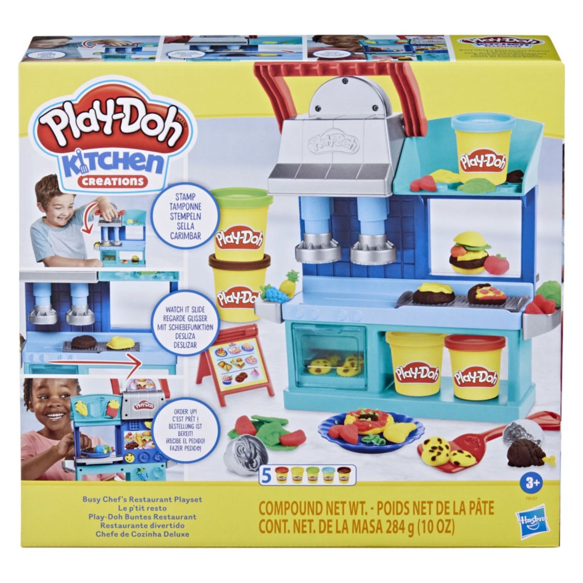 PLAY DOH - Masas Y Plastilinas Play-Doh Kitchen Creations Restaurante Divertido Play Doh