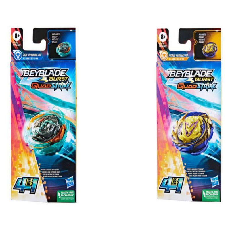 BEYBLADE - Trompos Burst Quadstrike Set Individual (Contiene Producto Al Azar Del Surtido) Beyblade