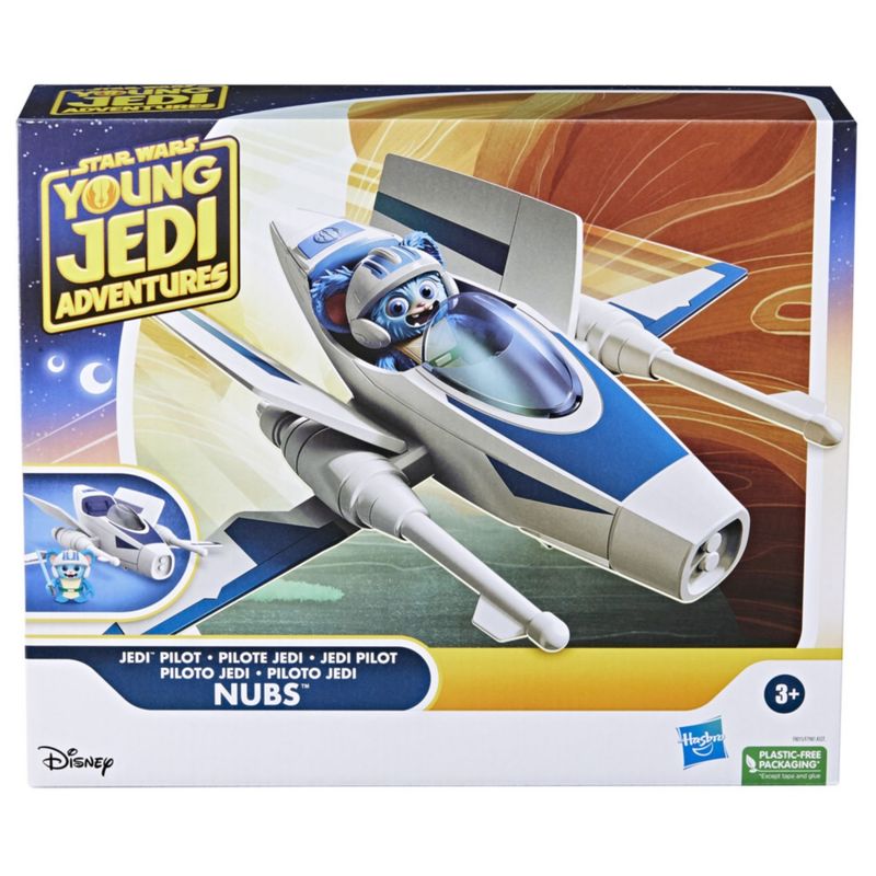 STAR WARS - Figura De Acción Young Jedi Adventures Piloto Jedi Nubs Star Wars