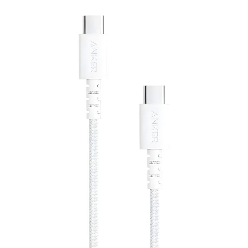 ANKER - Cable PowerLine Select+ USB-C To USB-C  0.9m Blanco Anker