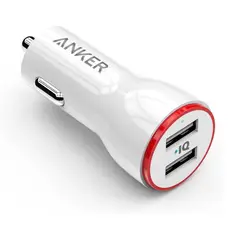 ANKER - Cargador de Auto Powerdrive 2 Blanco