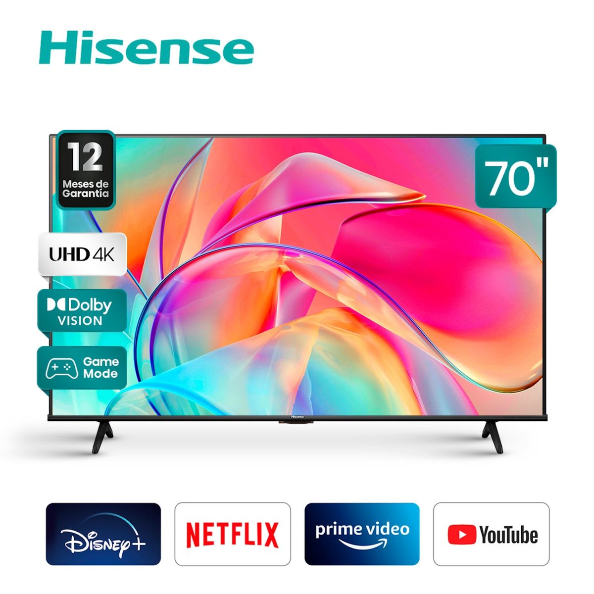 HISENSE - LED Smart TV 70" 70A6K 4K HDR Hisense