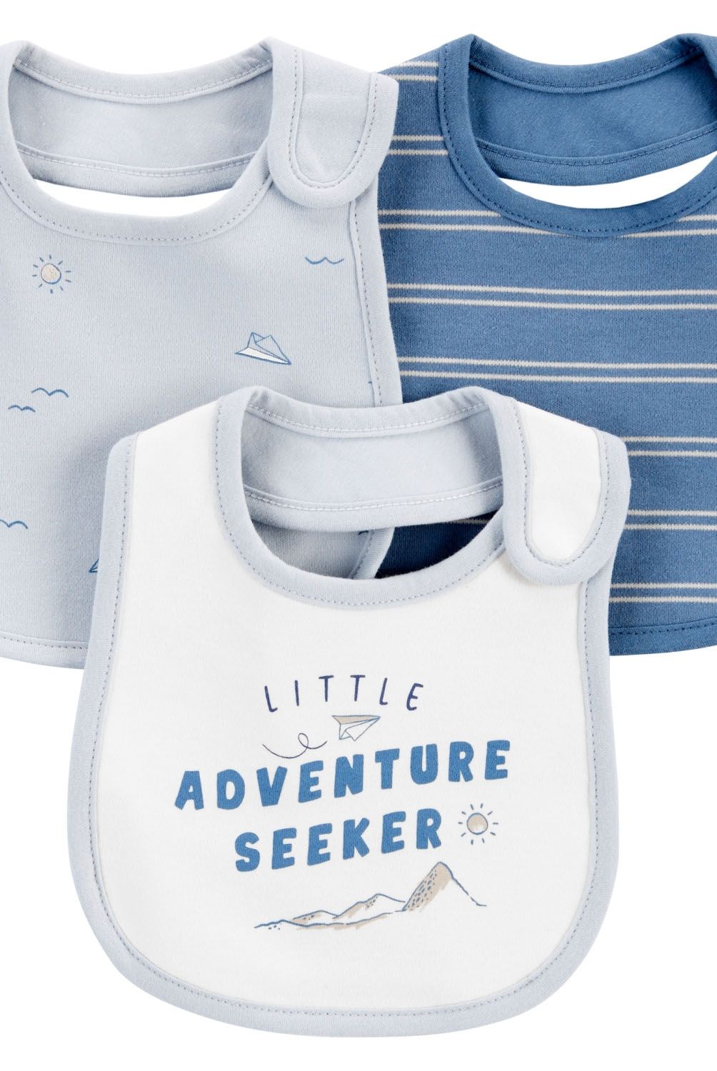 CARTER'S - Babero Bandana Pack 3 Unidades Bebé Niño Little Planet by Carter's