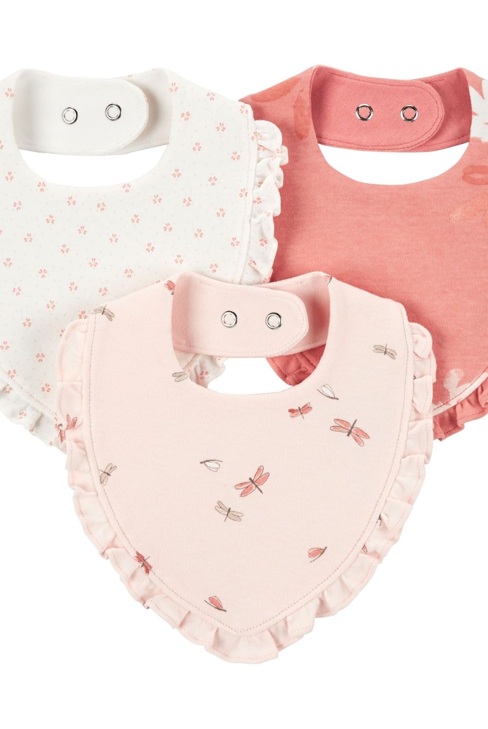 CARTER'S - Babero Bandana Pack 3 Unidades Bebé Niña Little Planet by Carter's