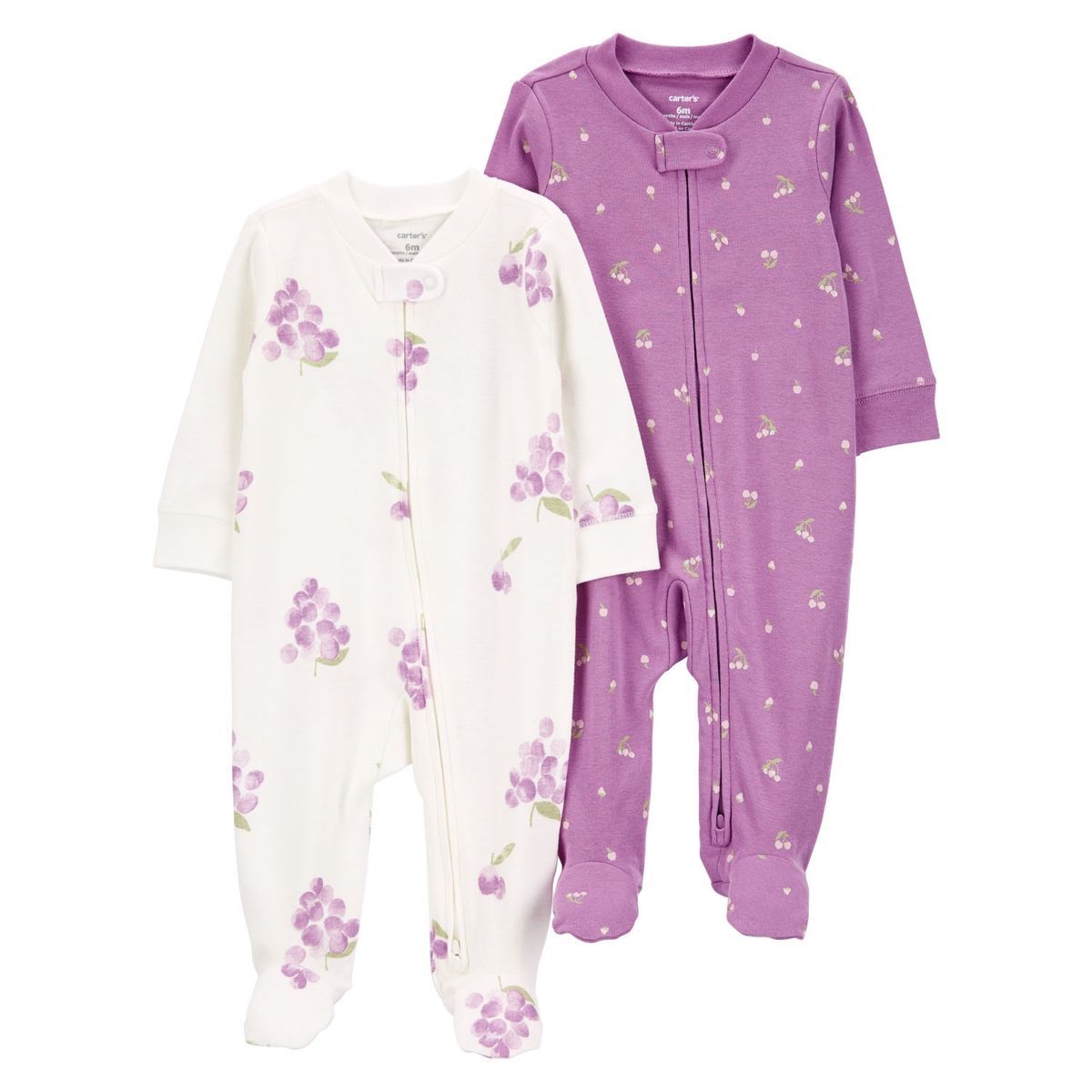 CARTER'S - Pijama Algodón Pack 2 Unidades Bebé Niña Carter's