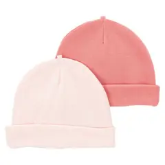 CARTER'S - Gorro Pack 2 Unidades Bebé Niña
