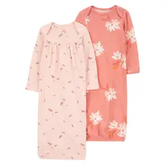 CARTER'S - Saco Dormir Pack 2 Unidades Bebé Niña Little Planet by