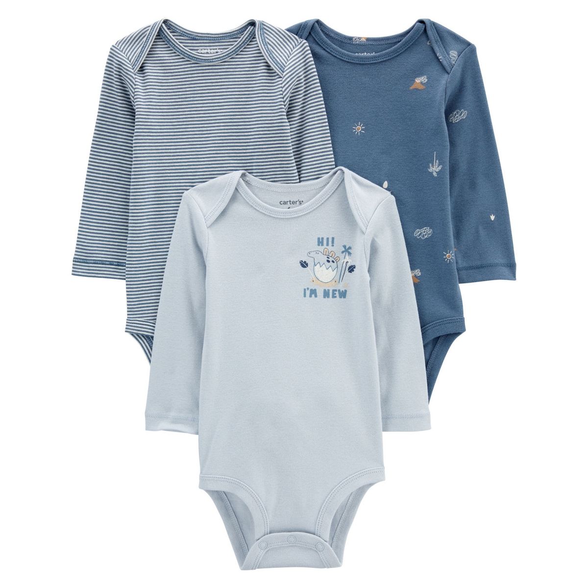 CARTER'S - Pack Bodys 3 Unidades Bebe Niño Carter's