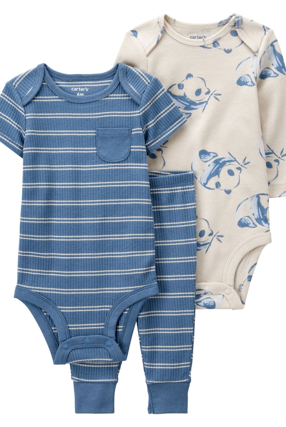 CARTER'S - Conjunto 3 Piezas Pantalón Y 2 Bodies Bebe Niño Carter's
