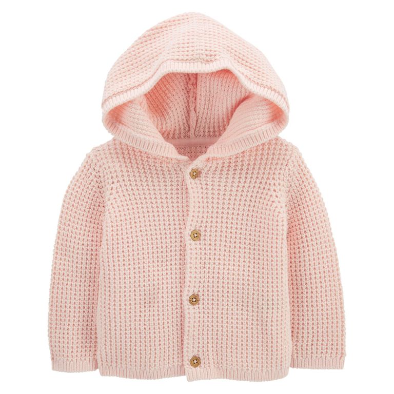 Chaleco Con Capucha Bebe Niña