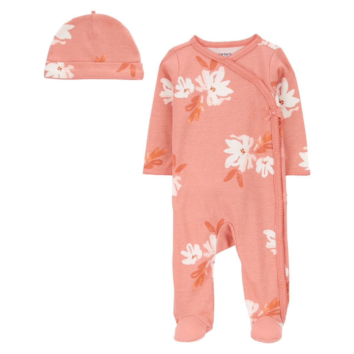 CARTER'S - Conjunto 2 Piezas Pijama y Gorro Bebé Niña Little Planet by Carter's