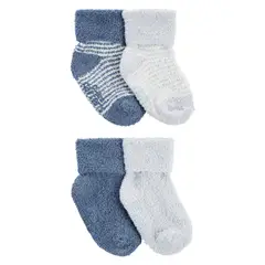 CARTER'S - Calcetines Pack 4 Pares Bebé Niño Little Planet by