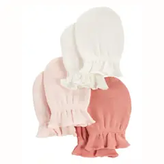 CARTER'S - Guantes de Algodón Pack de 3 Pares Bebé Niña Little Planet by