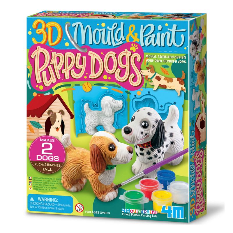 4M - Moldea Pinta Cachorros 3D 4M