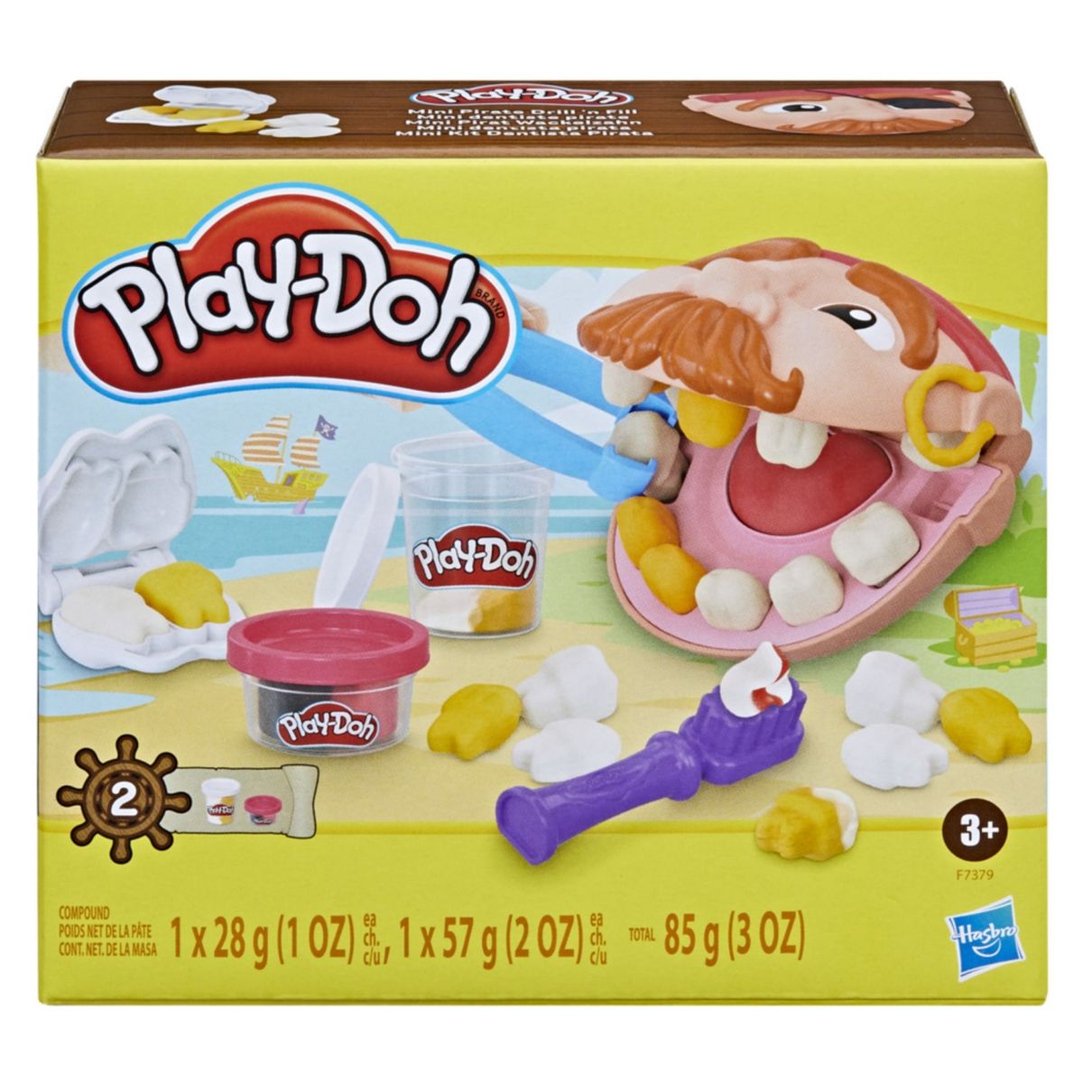 PLAY DOH - Masas Y Plastilinas Mini Dentista Bromista Pirata Play Doh