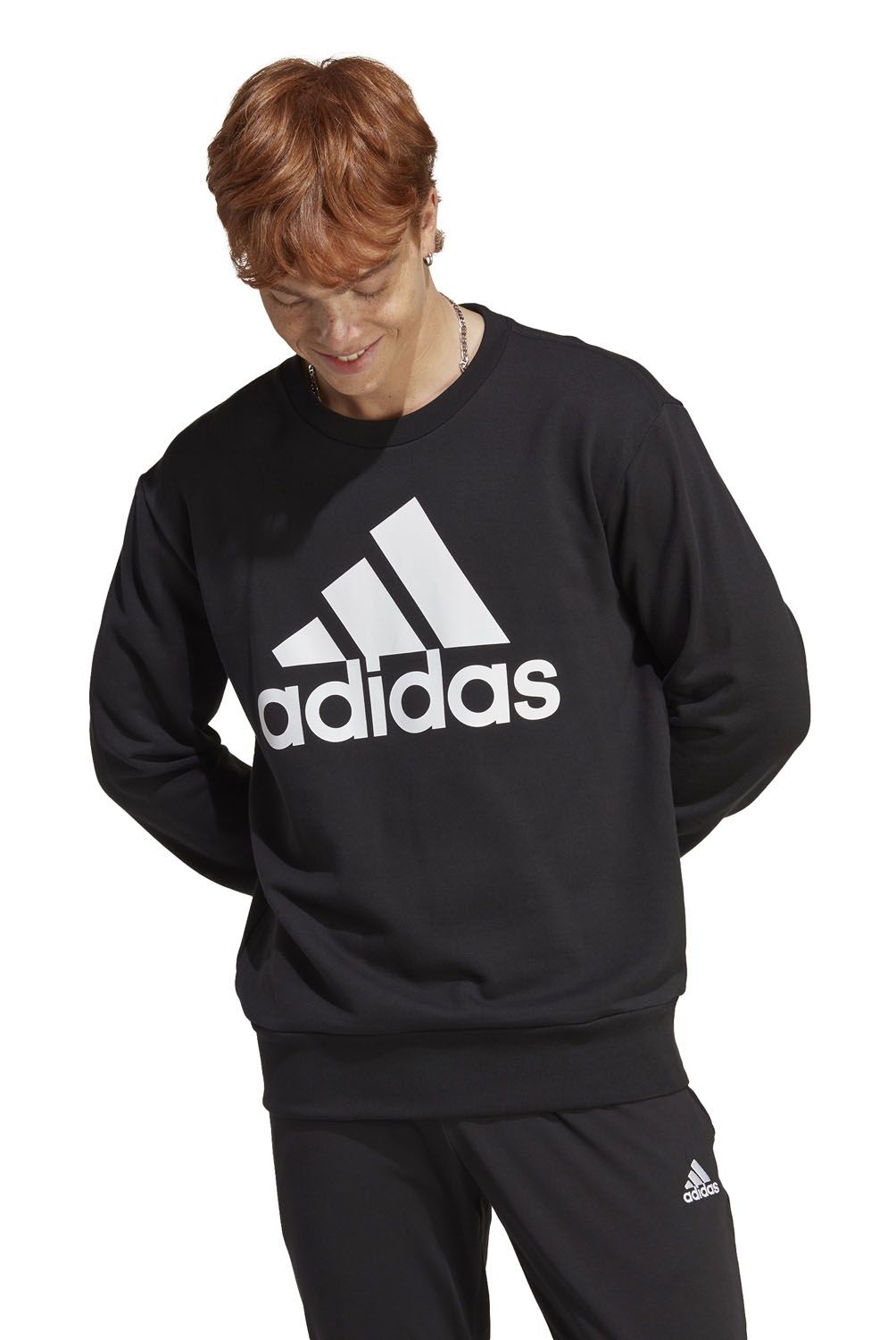 ADIDAS - Polerón Deportivo Crewneck Hombre Adidas